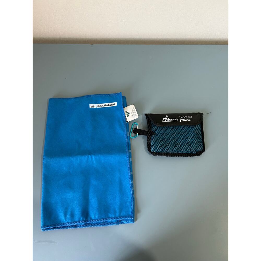 Cooling towels lot of two one in pouch NWT outdoor sports hiking gorpcore